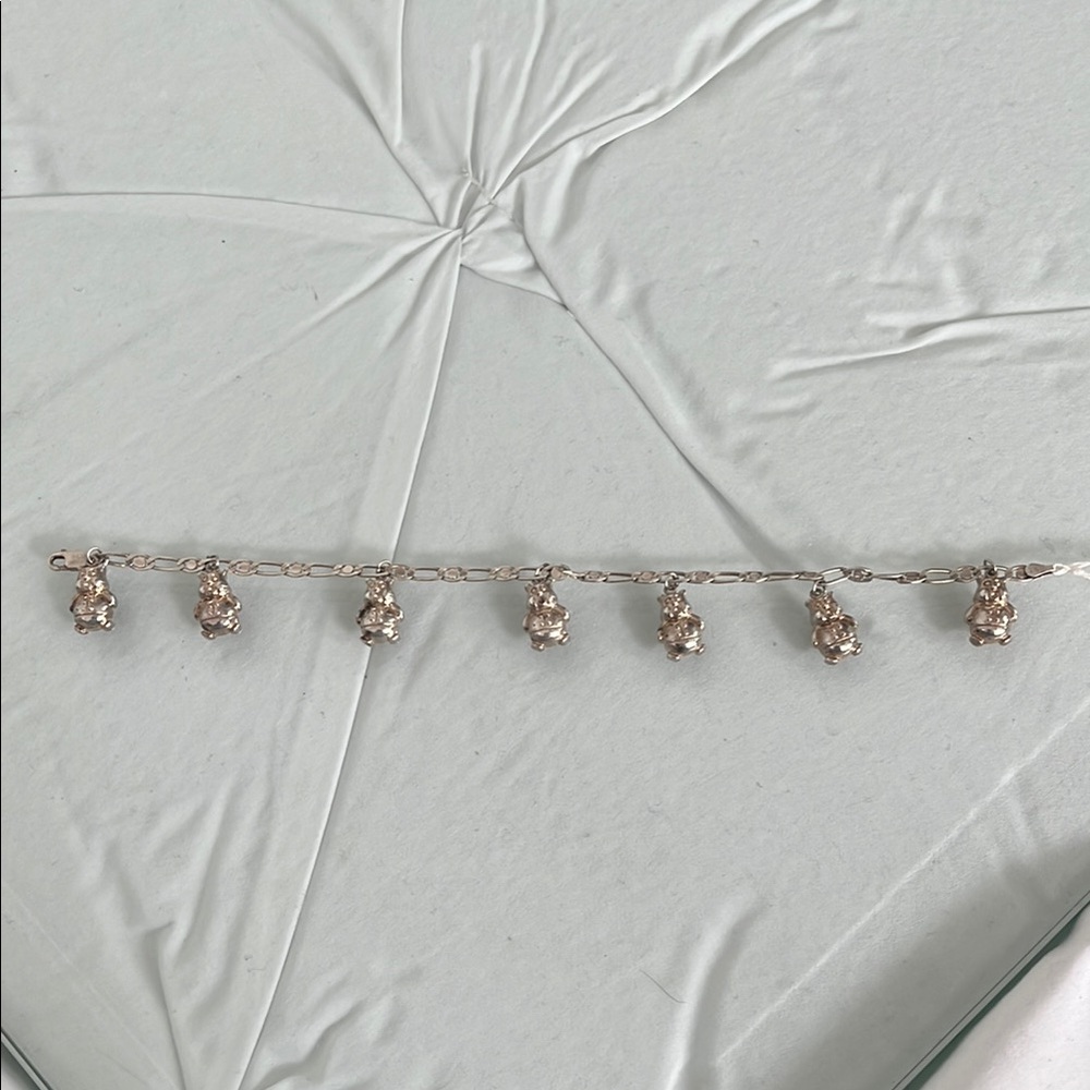 Charming Silver Bear Bracelet - image 1